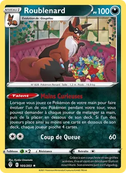Carte Roublenard 105/203 – Évolution Céleste