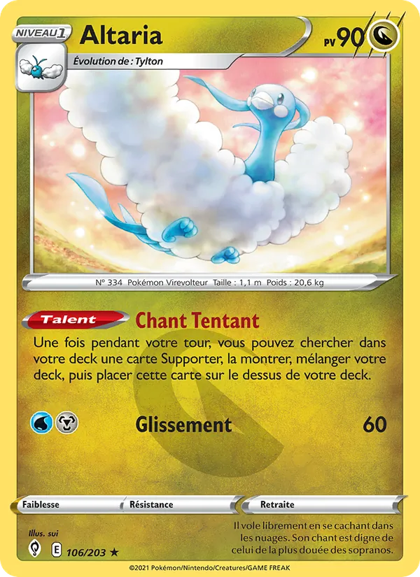 Carte Altaria 106/203 – Évolution Céleste