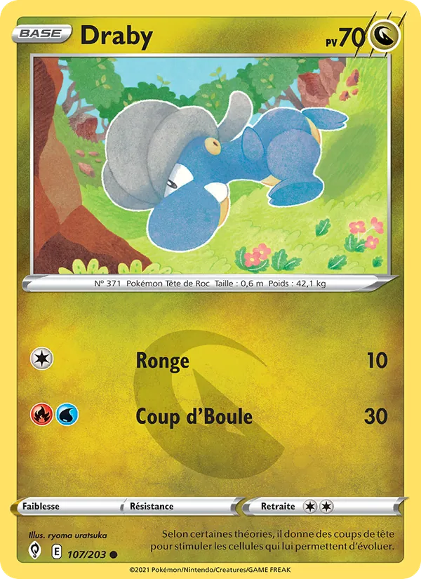 Carte Draby 107/203 – Évolution Céleste