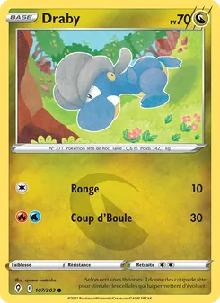 Carte Draby 107/203 – Évolution Céleste