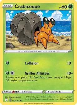 Carte Crabicoque 11/203 – Évolution Céleste