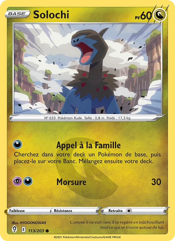 Carte Solochi 113/203 – Évolution Céleste