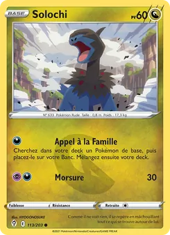 Carte Solochi 113/203 – Évolution Céleste
