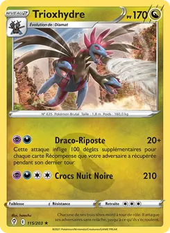Carte Trioxhydre 115/203 – Évolution Céleste