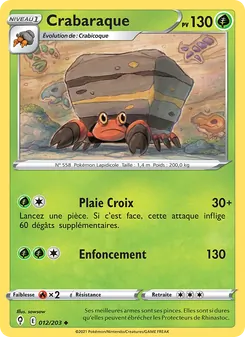 Carte Crabaraque 12/203 – Évolution Céleste