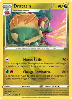 Carte Dratatin 121/203 – Évolution Céleste