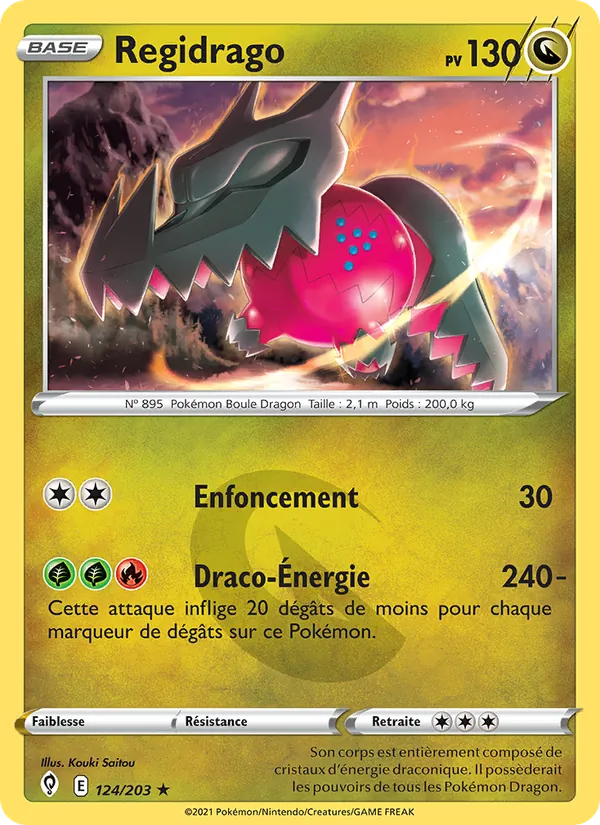 Carte Regidrago 124/203 – Évolution Céleste