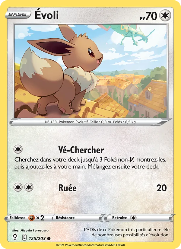 Carte Évoli 125/203 – Évolution Céleste