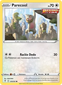 Carte Parecool 129/203 – Évolution Céleste