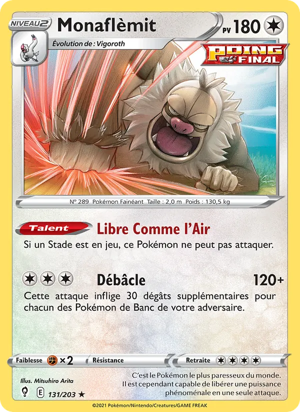 Carte Monaflèmit 131/203 – Évolution Céleste
