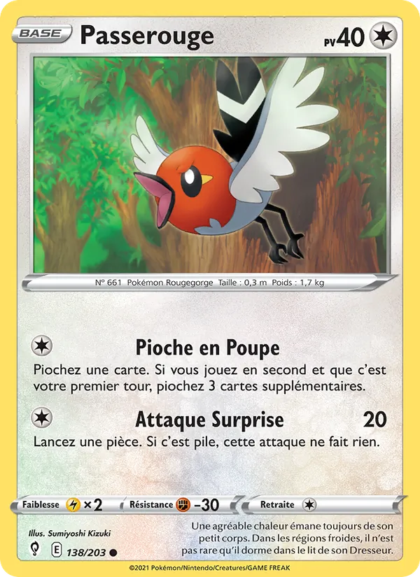 Carte Passerouge 138/203 – Évolution Céleste