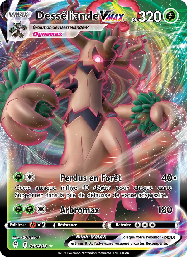 Carte Desséliande VMAX 14/203 – Évolution Céleste