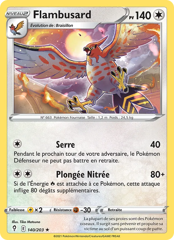 Carte Flambusard 140/203 – Évolution Céleste
