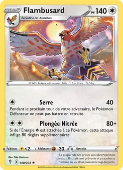 Carte Flambusard 140/203 – Évolution Céleste