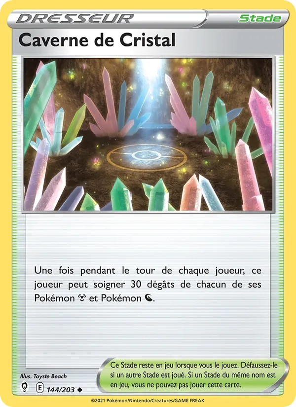 Carte Caverne de Cristal 144/203 – Évolution Céleste