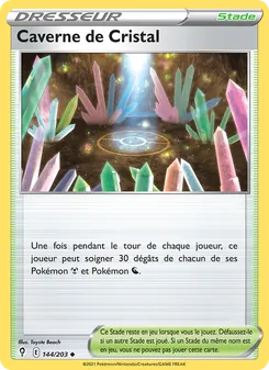 Carte Caverne de Cristal 144/203 – Évolution Céleste