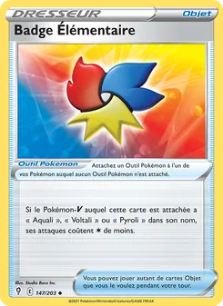 Carte Badge Élémentaire 147/203 – Évolution Céleste