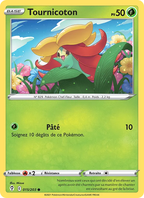 Carte Tournicoton 15/203 – Évolution Céleste