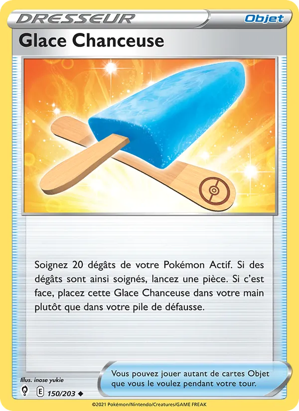 Carte Glace Chanceuse 150/203 – Évolution Céleste