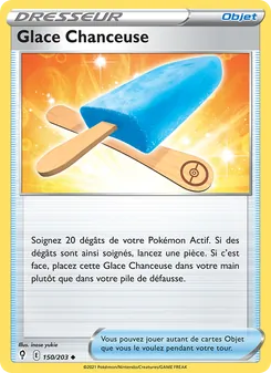 Carte Glace Chanceuse 150/203 – Évolution Céleste