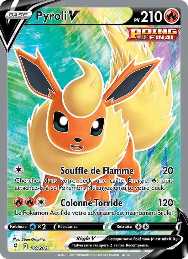 Carte Pyroli V 169/203 – Évolution Céleste