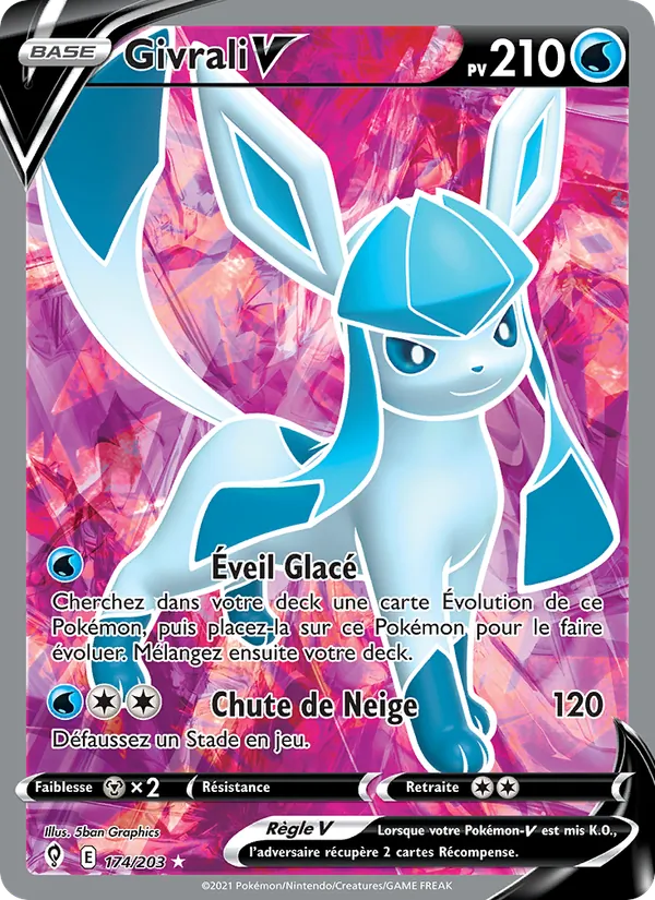 Carte Givrali V 174/203 – Évolution Céleste