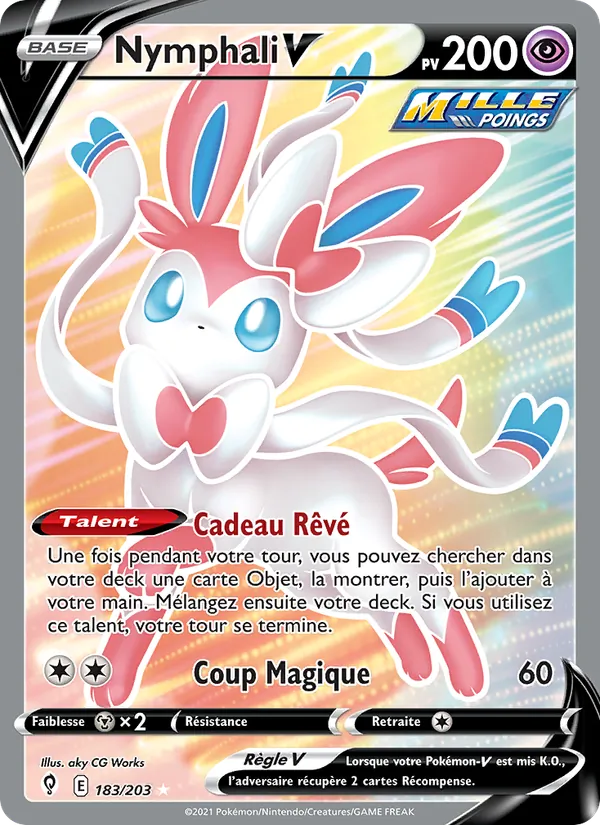 Carte Nymphali V 183/203 – Évolution Céleste
