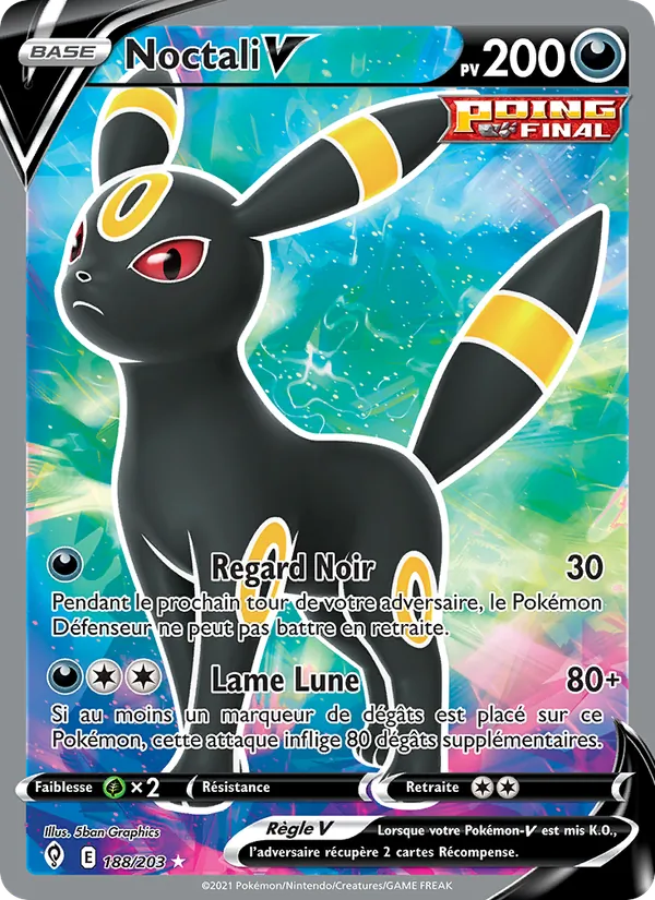 Carte Noctali V 188/203 – Évolution Céleste