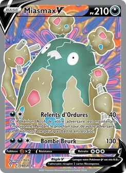 Carte Miasmax V 190/203 – Évolution Céleste