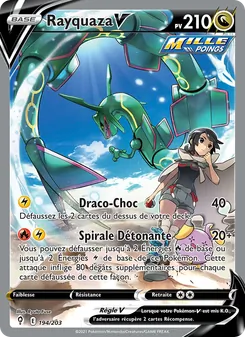 Carte Rayquaza V 194/203 – Évolution Céleste
