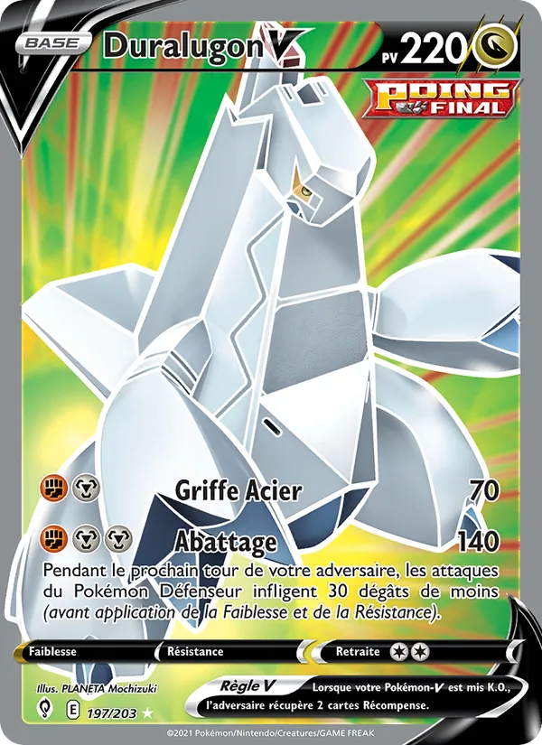 Carte Duralugon V 197/203 – Évolution Céleste