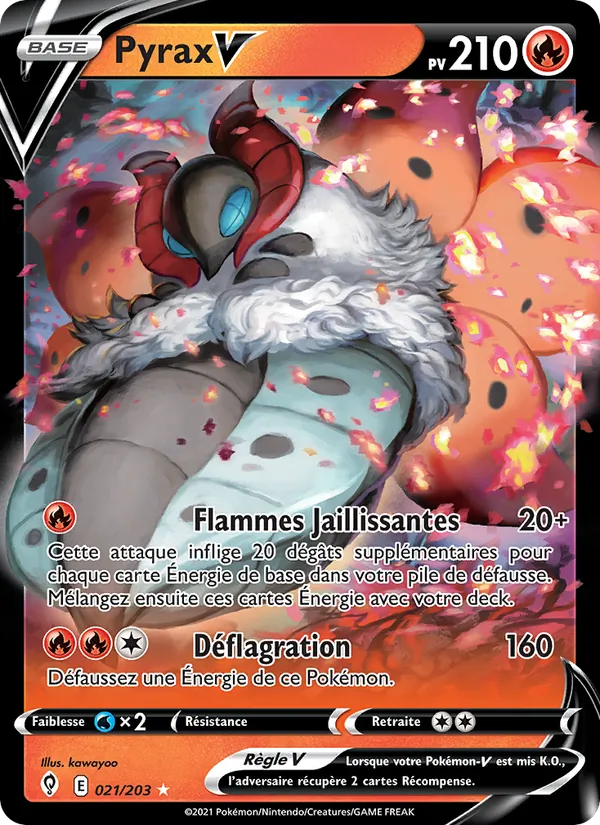 Carte Pyrax V 21/203 – Évolution Céleste