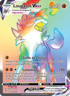 Carte Lougaroc VMAX 213/203 – Évolution Céleste
