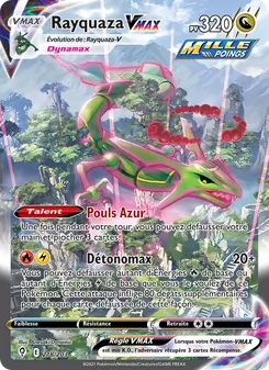 Carte Rayquaza VMAX 218/203 – Évolution Céleste