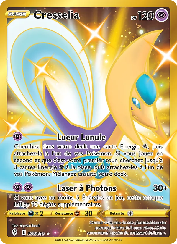 Carte Cresselia 228/203 – Évolution Céleste
