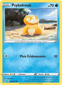 Carte Psykokwak 24/203 – Évolution Céleste