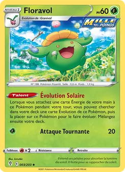 Carte Floravol 3/203 – Évolution Céleste