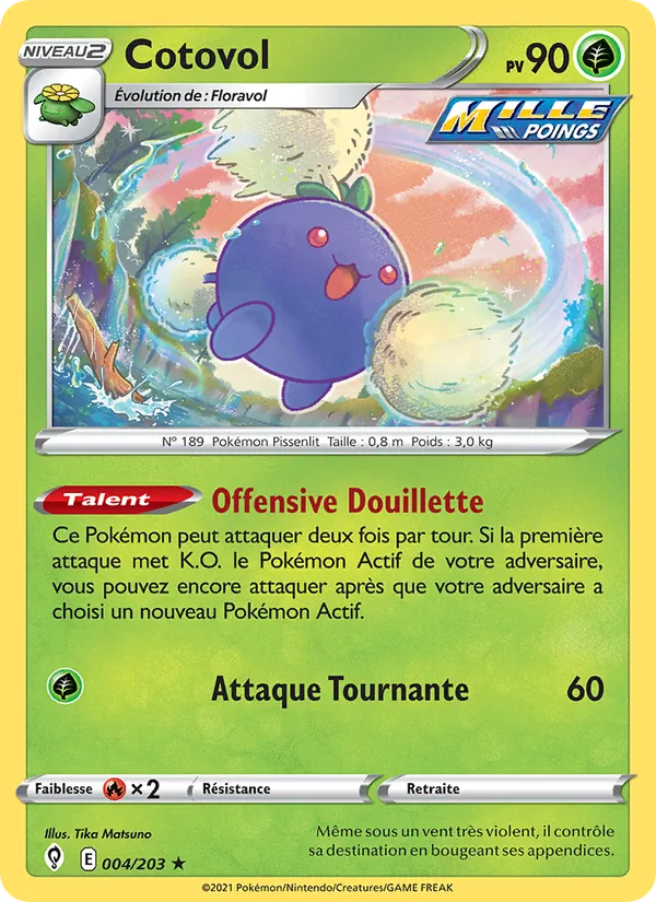 Carte Cotovol 4/203 – Évolution Céleste