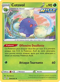 Carte Cotovol 4/203 – Évolution Céleste