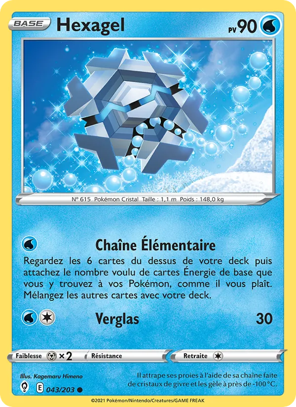 Carte Hexagel 43/203 – Évolution Céleste