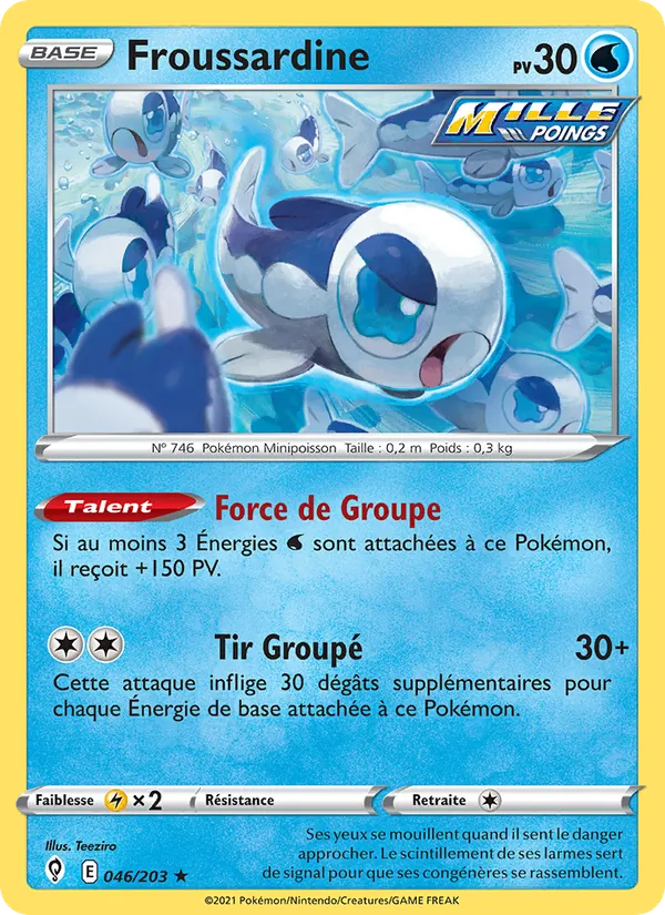 Carte Froussardine 46/203 – Évolution Céleste