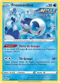 Carte Froussardine 46/203 – Évolution Céleste