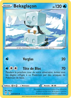 Carte Bekaglaçon 47/203 – Évolution Céleste