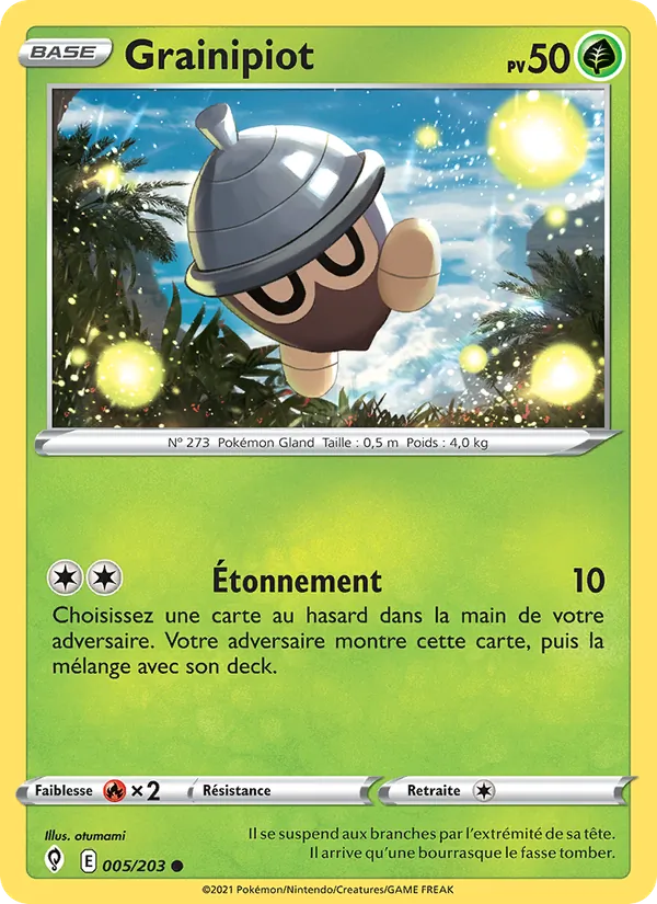 Carte Grainipiot 5/203 – Évolution Céleste