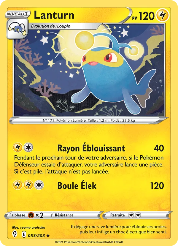 Carte Lanturn 53/203 – Évolution Céleste