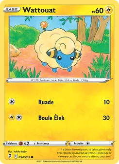 Carte Wattouat 54/203 – Évolution Céleste