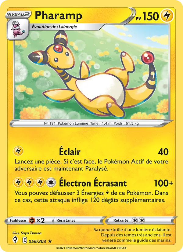 Carte Pharamp 56/203 – Évolution Céleste