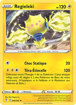 Carte Regieleki 60/203 – Évolution Céleste