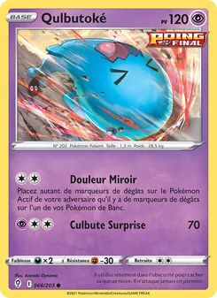 Carte Qulbutoké 66/203 – Évolution Céleste