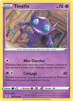 Carte Ténéfix 67/203 – Évolution Céleste
